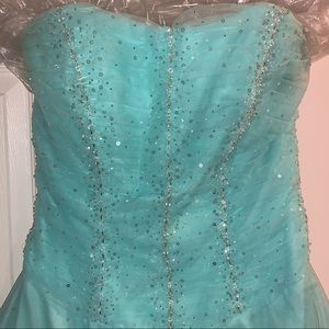 Turquoise Prom Dress
